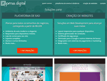 Tablet Screenshot of pensadigital.com.br